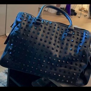 ZARA Black Studded Bag